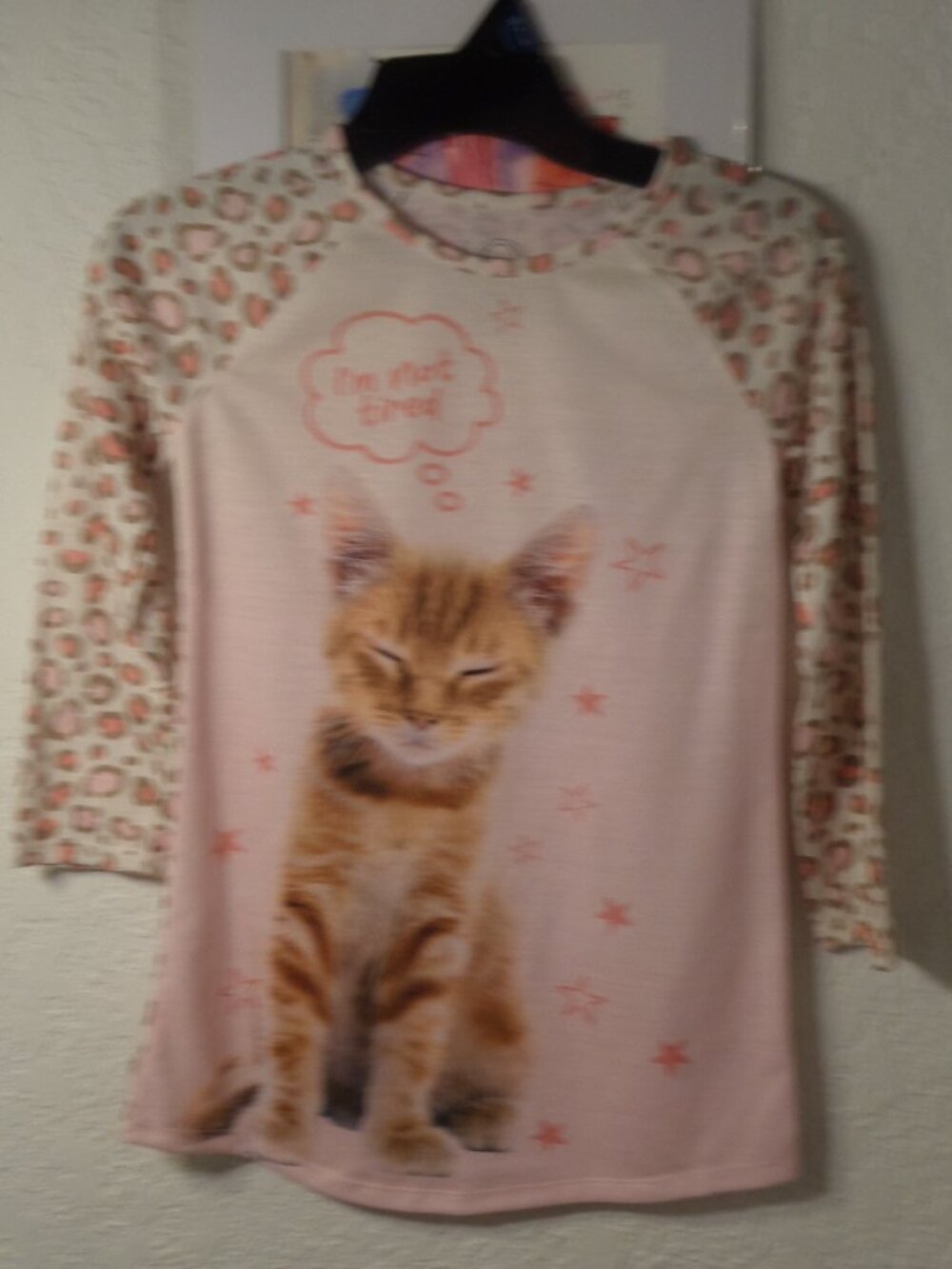 Wonder Nation Girls Long Sleeve Sleep Gown Nightgown